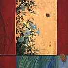 Don Li-leger Canvas Paintings - Artist's Garden